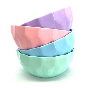 4 bowls en colores pastel