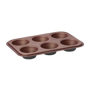 Molde para muffins y cupcakes en cobre antiadherente