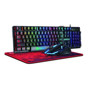 Combo gamer teclado iluminado + mouse + pad Daewoo